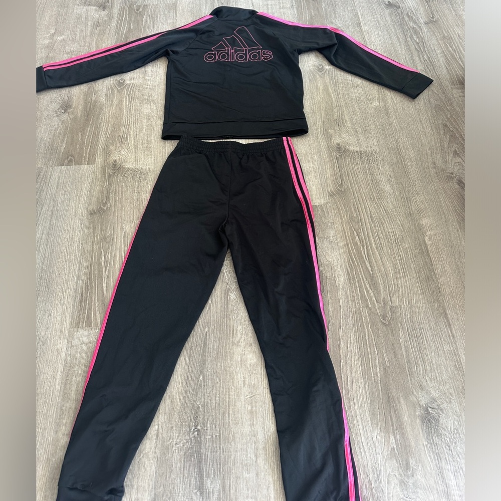 Girl Size XL 16 Adidas Track Suit